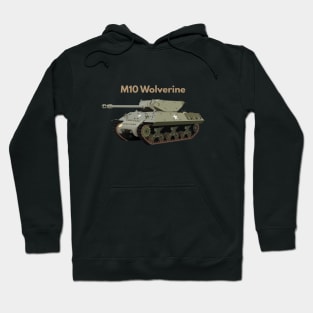 M10 Wolverine American WW2 Tank Destroyer Hoodie